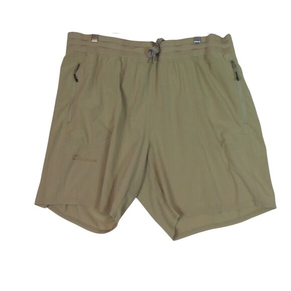 Cabelas Guidewear Mens XL‎ Beige UPF 50 4-Most Inhibit Stretch Shorts Drawstring - Picture 1 of 13
